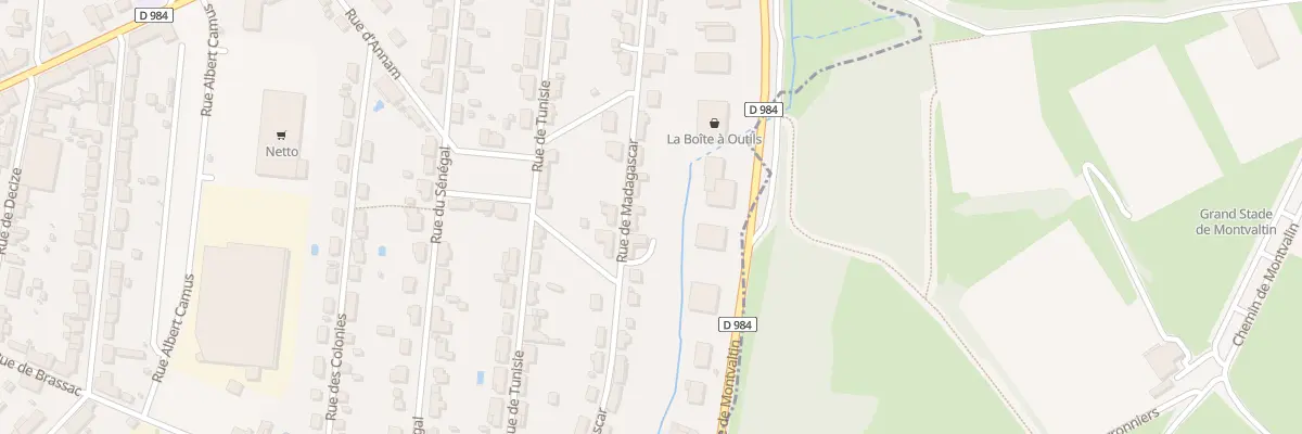 Plan du 23 Rue de Madagascar au Creusot