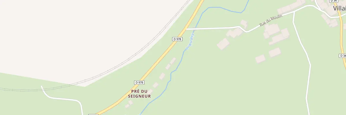 Plan du 2 Pre du Seigneur à Vaux-Villaine