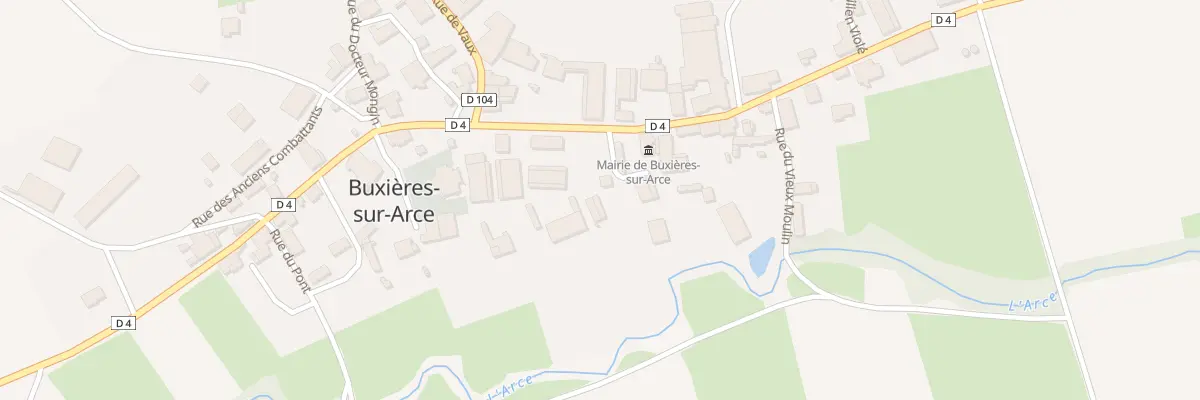 Plan du 4 Rue du 15 Juin 1940 à Buxières-sur-Arce