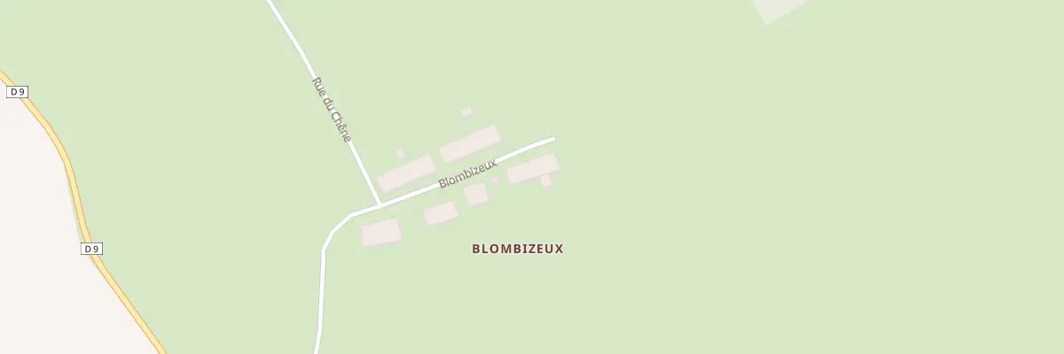 Plan du 5040 Blombizeux à Blombay
