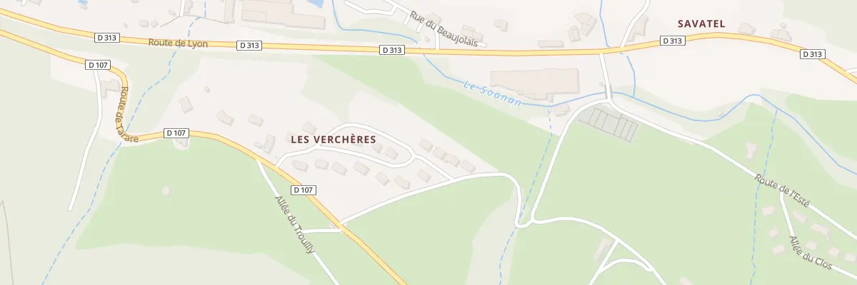 Plan du 5309 Les Vercheres à Saint-Clément-sur-Valsonne