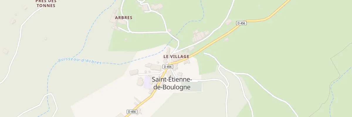 Plan du 5033C Le Village à Saint-Étienne-de-Boulogne
