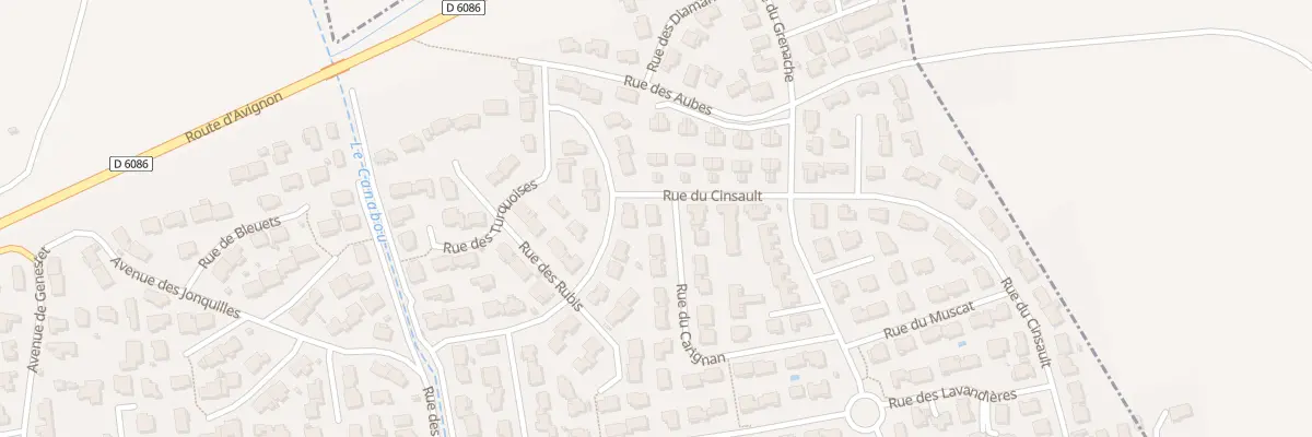 Plan du 25 Rue des Carignans à Marguerittes