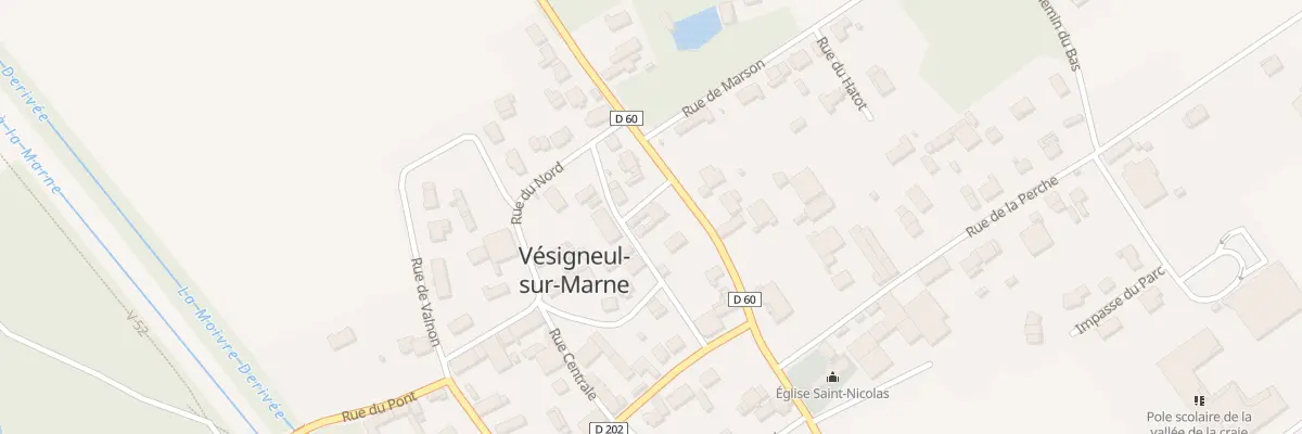 Plan du 2 Rue de France à Vésigneul-sur-Marne