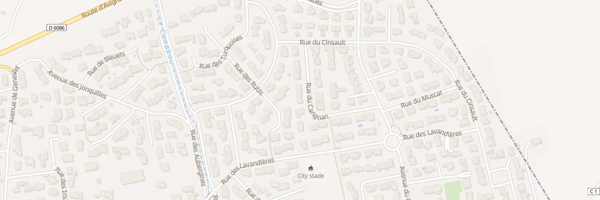 Plan du 17 Rue des Carignans à Marguerittes