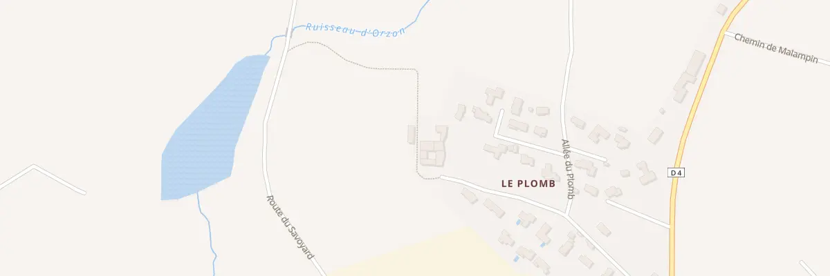 Plan du 403 Che de l’Orzon à Pomeys