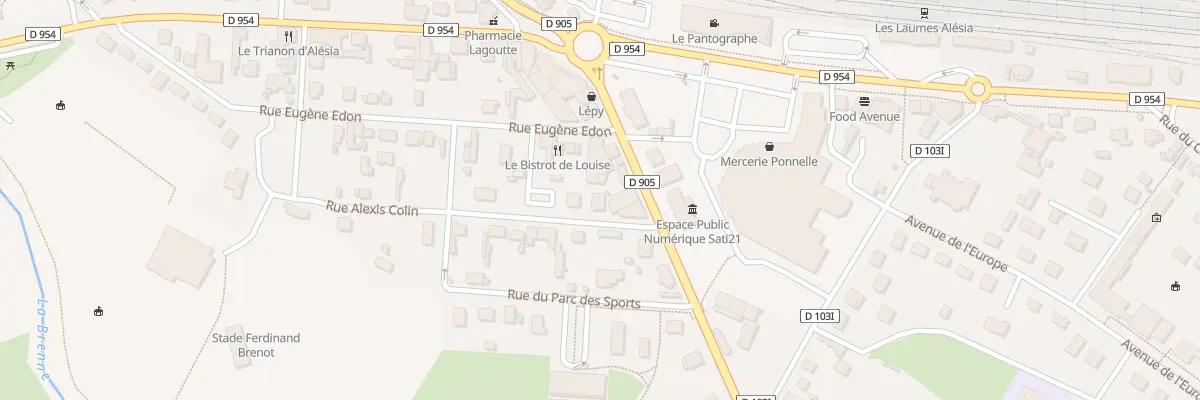Plan du 2 Rue Alexis Colin à Venarey-les-Laumes