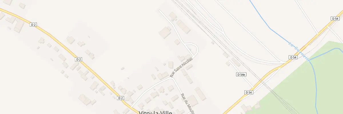 Plan du 9 Rue Saint Nicolas à Vitry-la-Ville