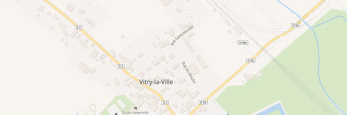 Plan du 7 Rue du Moulin à Vitry-la-Ville