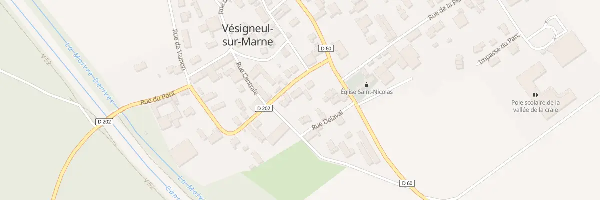 Plan du 3 Rue de Togny aux Boeufs à Vésigneul-sur-Marne