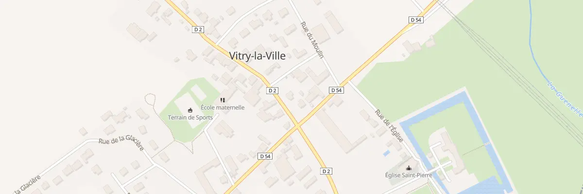 Plan du 2 Rue de Champagne à Vitry-la-Ville