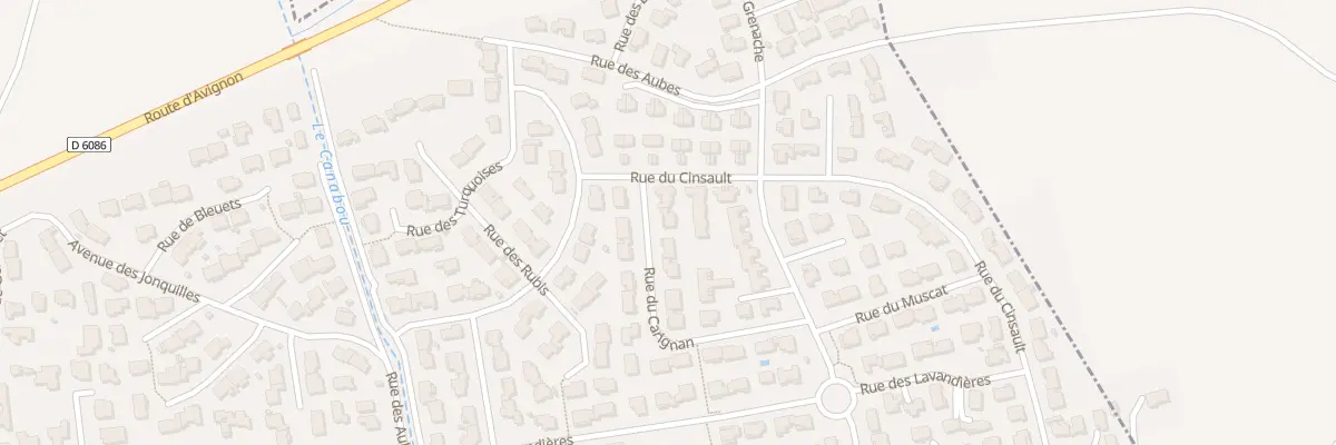 Plan du 16 Rue des Carignans à Marguerittes