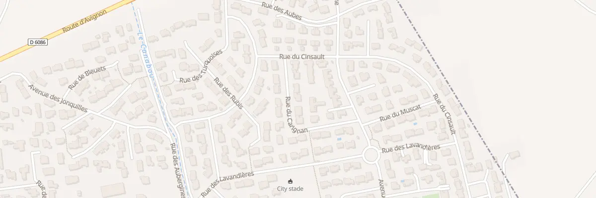 Plan du 12 Rue des Carignans à Marguerittes