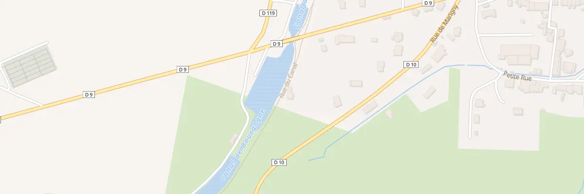 Plan du 1 Rue du Canal à Pouillenay