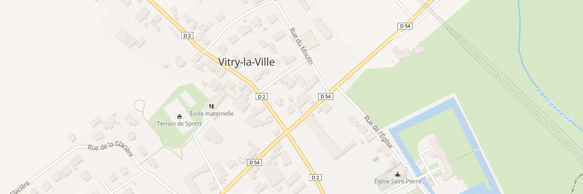 Plan du 1 Av de la Gare à Vitry-la-Ville