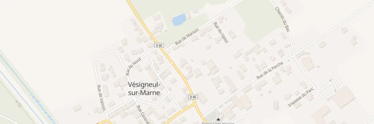 Plan du 6 Rte de Chalons à Vésigneul-sur-Marne