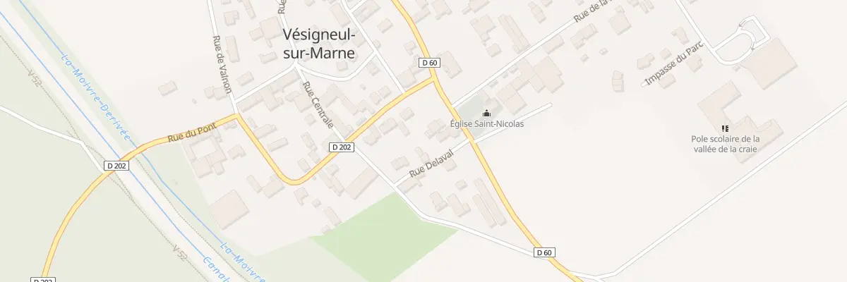 Plan du 3 Rte de Chalons à Vésigneul-sur-Marne