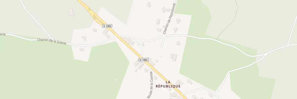 Plan du 651 Rte du Col de la Republique à Saint-Genest-Malifaux