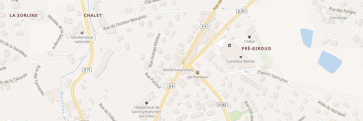 Plan du 21 Rue de la Guilletiere à Saint-Symphorien-sur-Coise