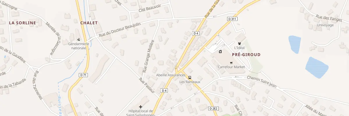 Plan du 39 Rue de la Guilletiere à Saint-Symphorien-sur-Coise