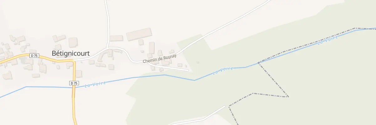 Plan du 5 Che des 9 Moulins à Bétignicourt