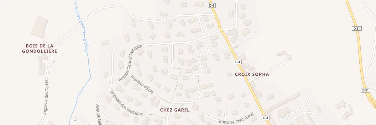 Plan du 72 Imp du Petit Bois à Saint-Laurent-de-Chamousset