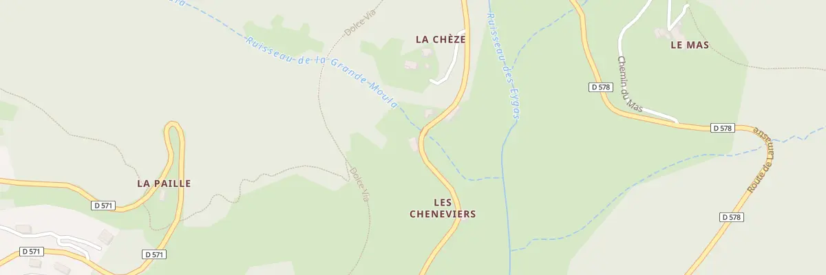 Plan du 2015 Rte de Lamastre à Saint-Cierge-sous-le-Cheylard