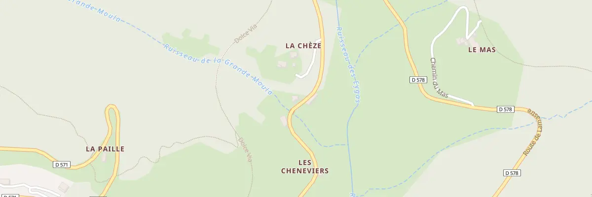 Plan du 2055B Rte de Lamastre à Saint-Cierge-sous-le-Cheylard