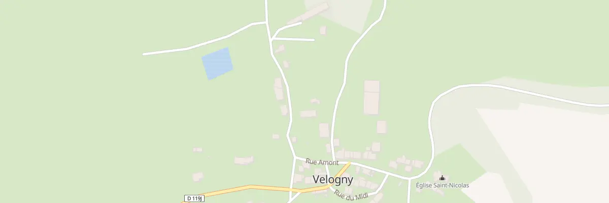Plan du 5006 Le Village à Velogny