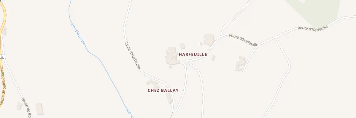 Plan du 1058 Rte d’Harfeuille à Coise