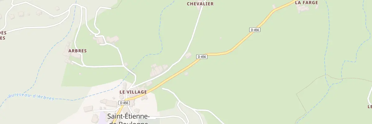 Plan du 5212 Le Travers à Saint-Étienne-de-Boulogne