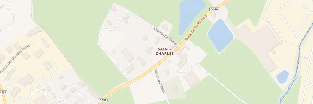 Plan du 990 Rte de Montbrison à Souzy