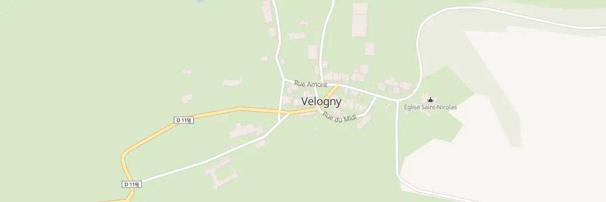 Plan du 5008 Le Village à Velogny