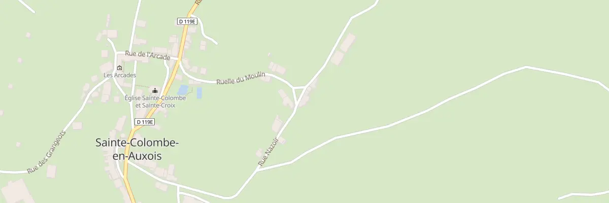 Plan du 5306 Rue Nazoir à Sainte-Colombe-en-Auxois