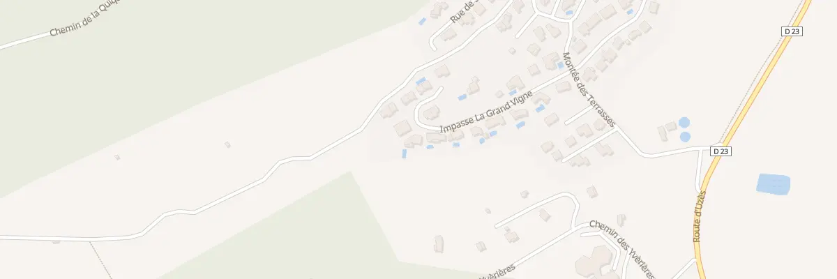 Plan du 16 Lot La Grand Vigne à Goudargues