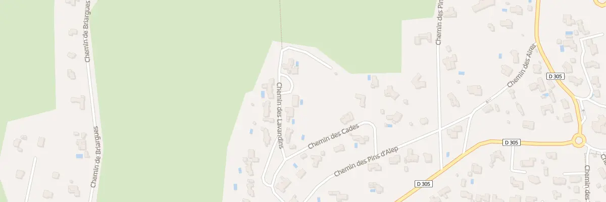 Plan du 5502 Che des Pins à Saint-Siffret