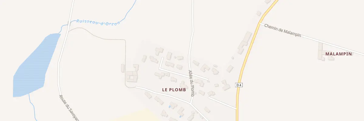 Plan du 117 All du Plomb à Pomeys