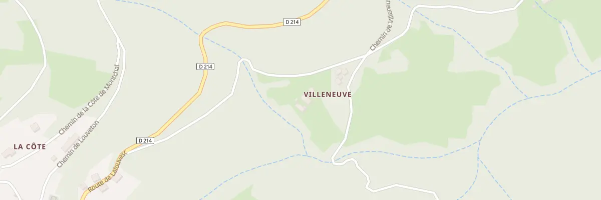 Plan du 410 Che de Villeneuve à Rochepaule