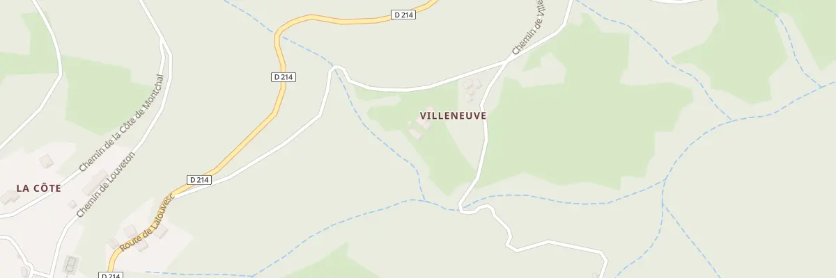 Plan du 5037 Villeneuve à Rochepaule