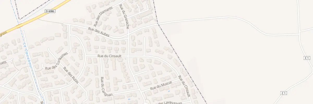 Plan du 17 Rue du Cinsault à Marguerittes