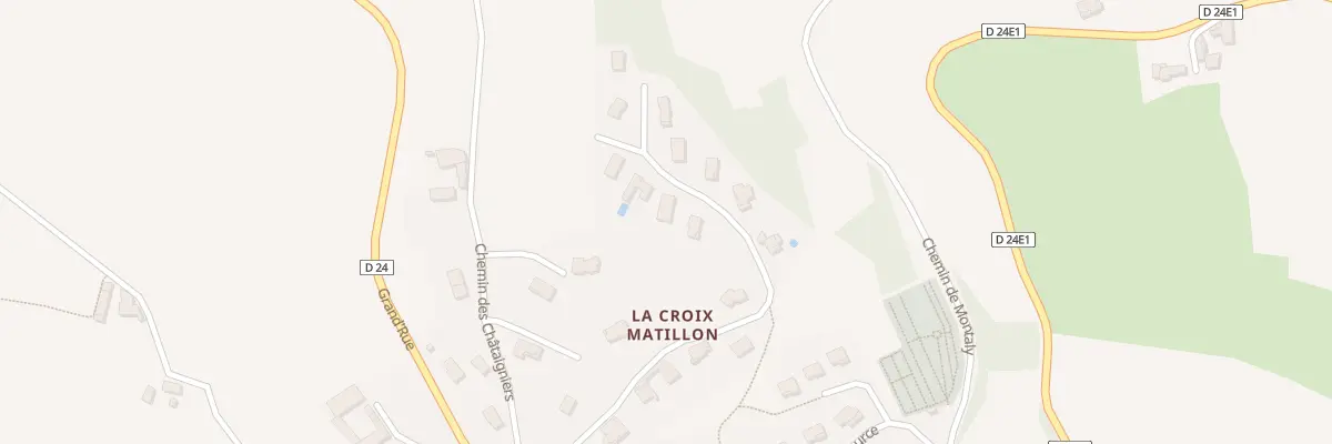 Plan du 5629 Lot La Croix Matillon à Montrottier