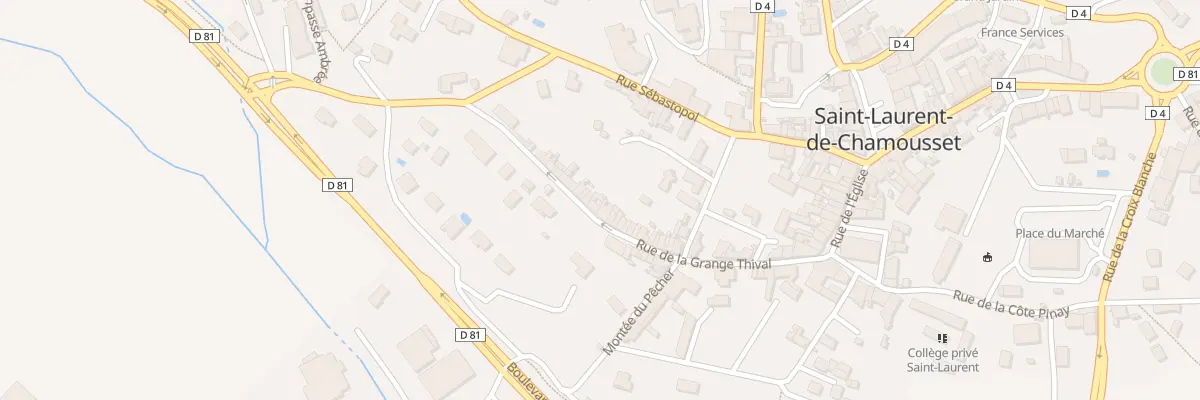 Plan du 5200 Grange Thival à Saint-Laurent-de-Chamousset