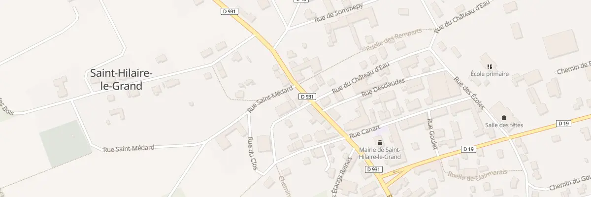 Plan du 2 Rue Jean Gillet à Saint-Hilaire-le-Grand