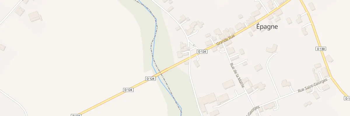 Plan du 1 Grande Rue à Épagne