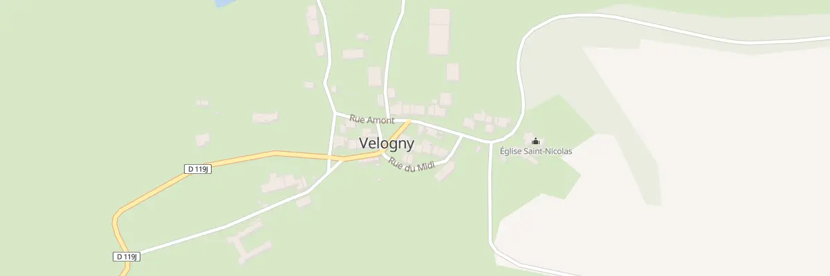 Plan du 5024A Le Village à Velogny