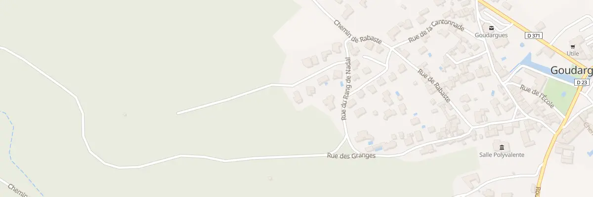 Plan du 5 Combalise à Goudargues