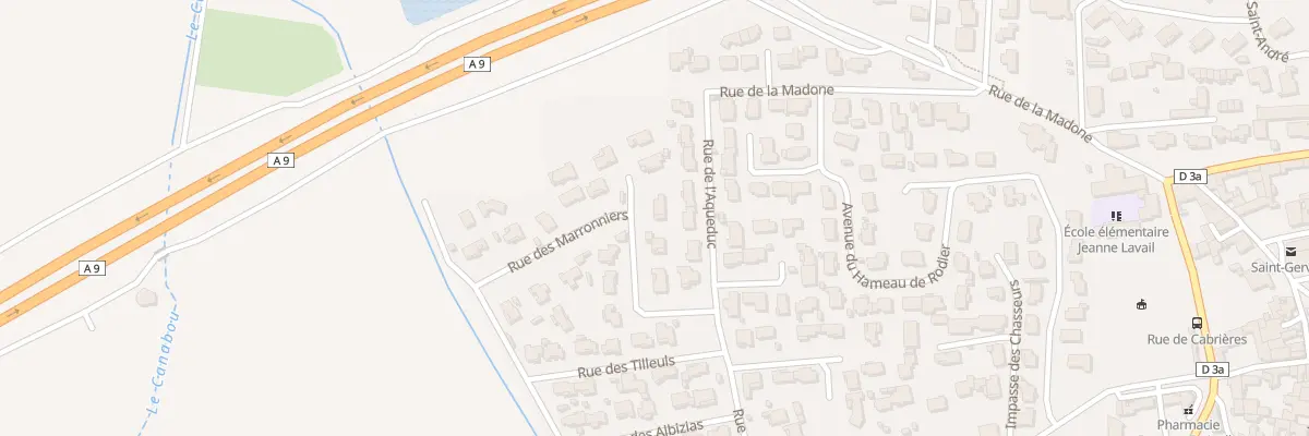 Plan du 6 Rue des Marronniers à Saint-Gervasy