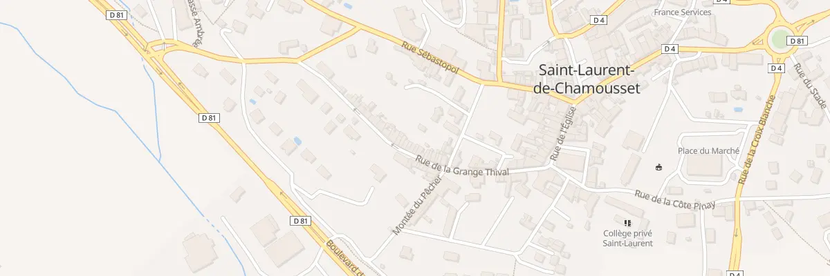 Plan du 5195 Grange Thival à Saint-Laurent-de-Chamousset