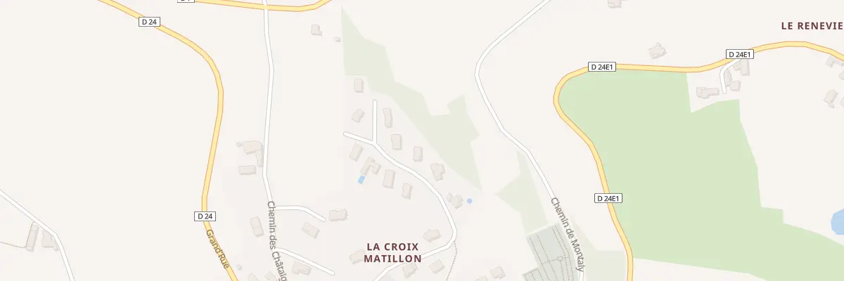 Plan du 5628 Lot La Croix Matillon à Montrottier
