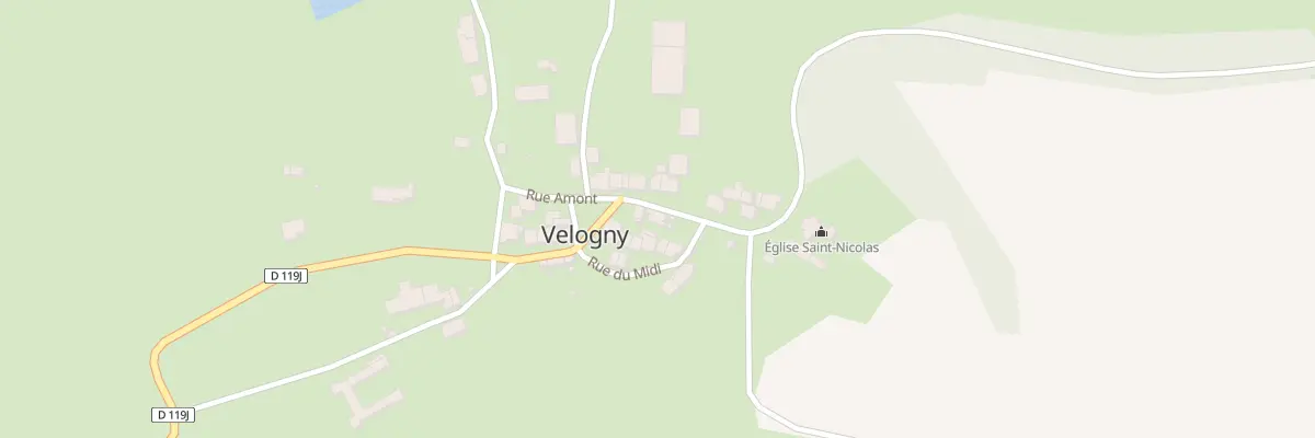 Plan du 5022 Le Village à Velogny